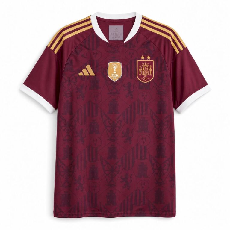 Mens Spain 2026 World Cup Concept version Jersey (Champion 2-Star Version)