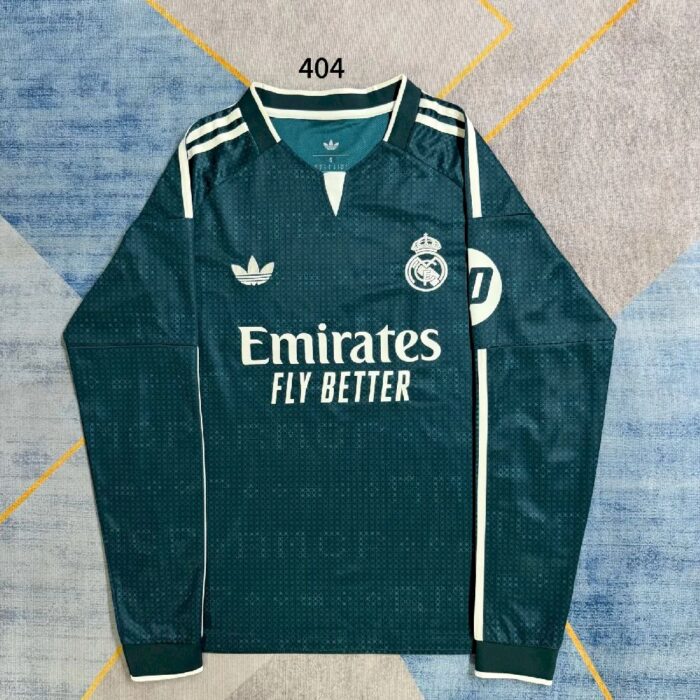 Mens Real Madrid 2026/27 Away Long Sleeve Jersey – view 4