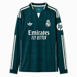 Mens Real Madrid 2026/27 Away Long Sleeve Jersey