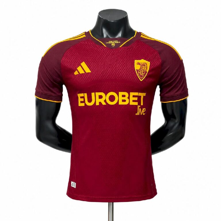 Mens AS Roma 2026/27 Home Jersey Player Version