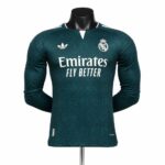 Mens Real Madrid 2026/27 Away Long Sleeve Jersey Player Version