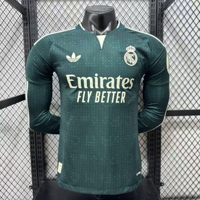 Mens Real Madrid 2026/27 Away Long Sleeve Jersey Player Version – view 2