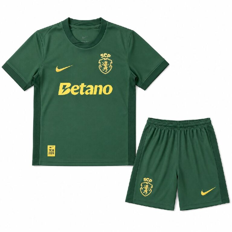 Kids Sporting CP 2026/27 120th Anniversary Strike Sweatshirt Kit