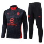 Mens AC Milan 2025/26 Half-Zip Sweater+Pant 815