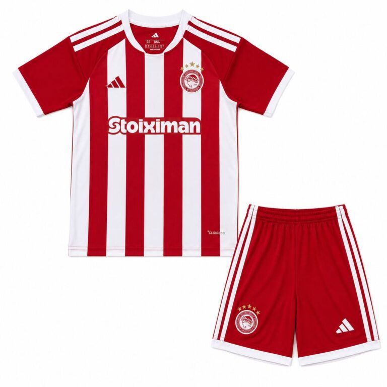 Kids Olympiacos FC 2026/27 Home Kit