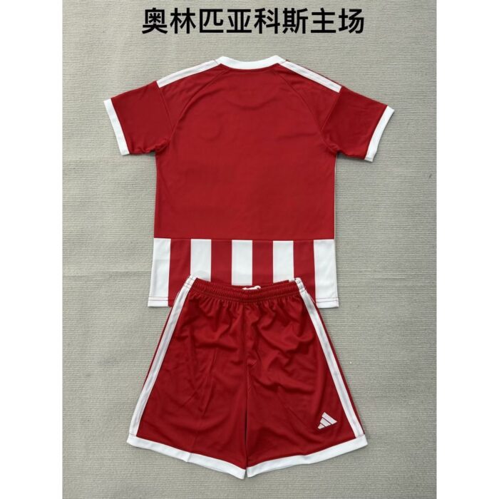 Kids Olympiacos FC 2026/27 Home Kit – view 4