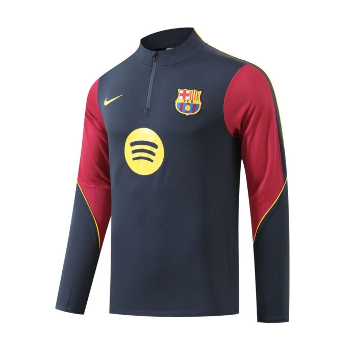 Mens Barcelona 2026/27 Half-Zip Sweater+Pant 14001 – view 2