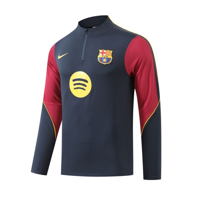 Mens Barcelona 2026/27 Half-Zip Sweater+Pant 14001 – view 2