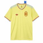 Mens Spain 2026 World Cup Replica Yellow Jersey (Champion 2-Star Version)
