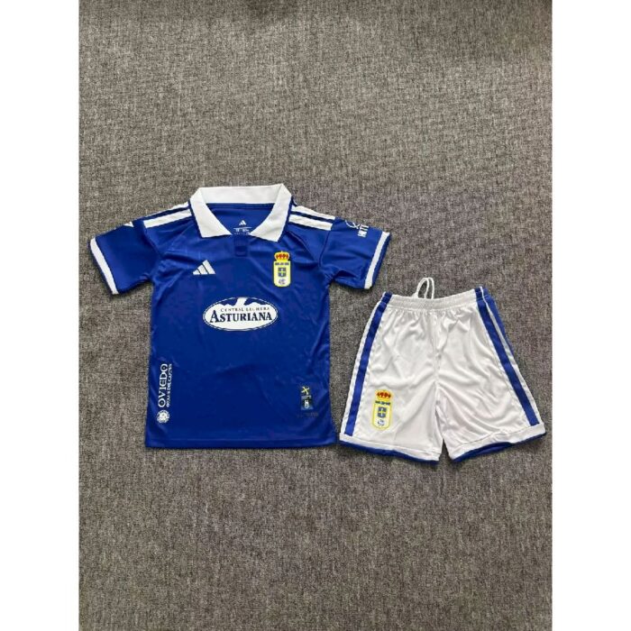 Kids Real Oviedo 2026/27 Home Kit – view 3