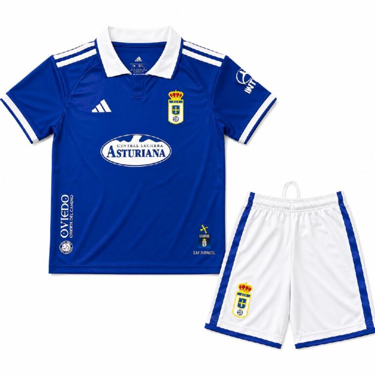 Kids Real Oviedo 2026/27 Home Kit