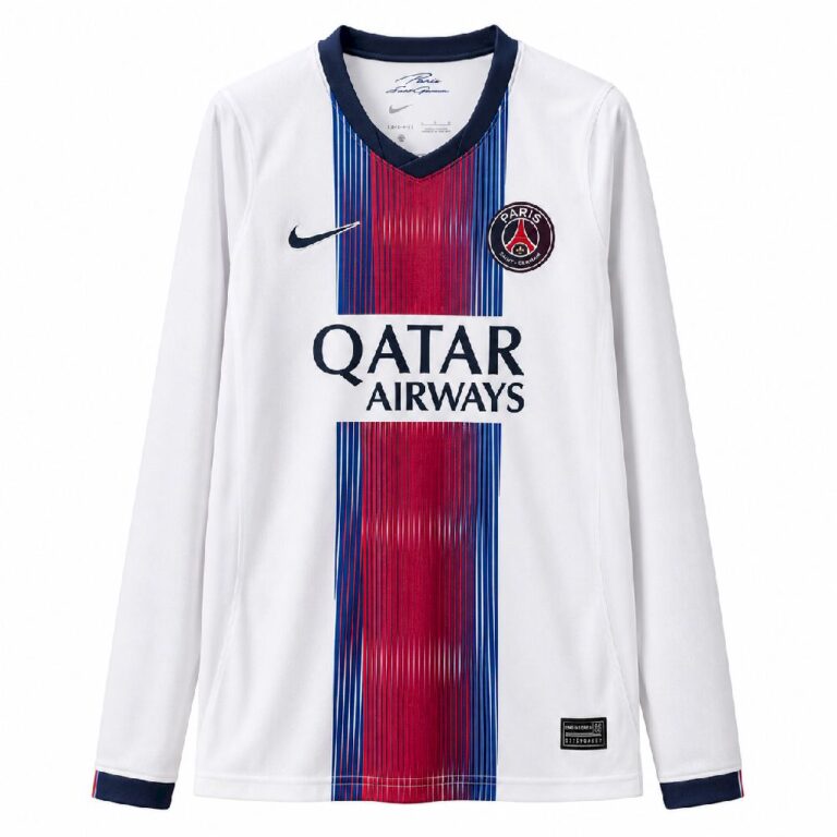Mens Paris Saint-Germain 2026/27 Away Long Sleeve Jersey
