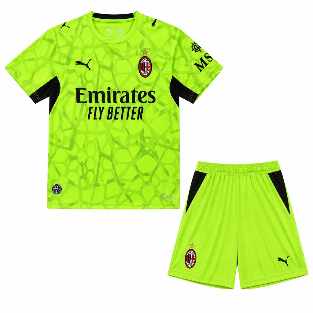 Kids AC Milan 2026/27 Goalkeeper Kit Kids AC Milan 2026/27 Goalkeeper Kit