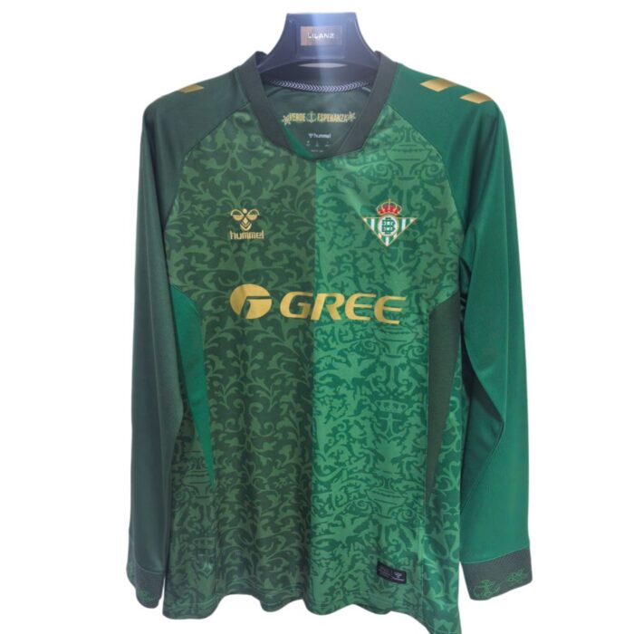 Mens Real Betis 2025/26 Away Long Sleeve Jersey – view 4