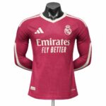 Mens Real Madrid 2026/27 Third Long Sleeve Jersey Player Version
