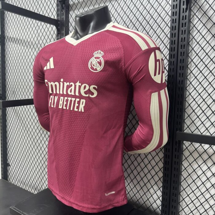 Mens Real Madrid 2026/27 Third Long Sleeve Jersey Player Version – view 3