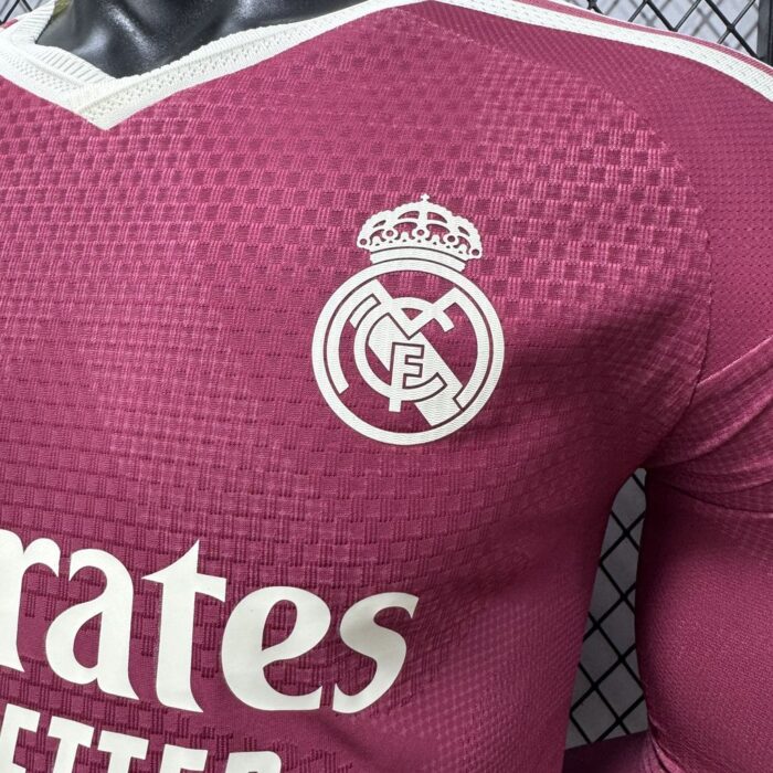 Mens Real Madrid 2026/27 Third Long Sleeve Jersey Player Version – view 6