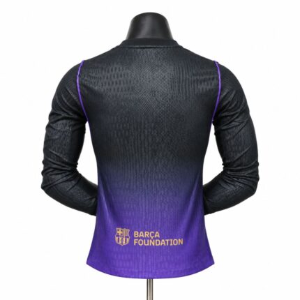 Mens Barcelona 2026/27 Away Long Sleeve Jersey Player Version – view 2