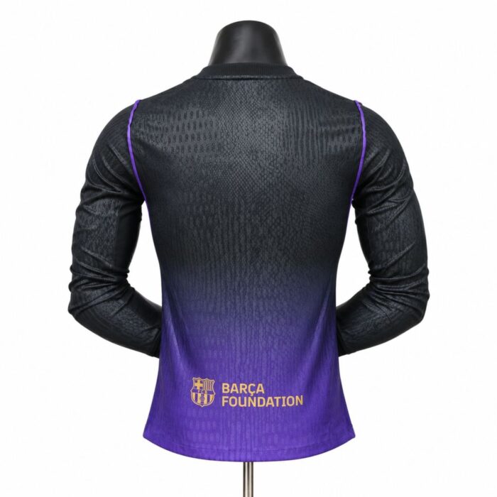 Mens Barcelona 2026/27 Away Long Sleeve Jersey Player Version – view 2