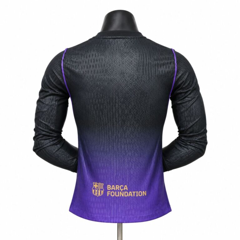 Mens Barcelona 2026/27 Away Long Sleeve Jersey Player Version – view 2
