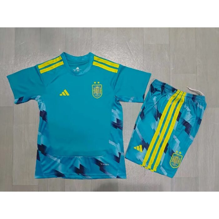 Kids Spain 2026 World Cup Goalkeeper Kit (Champion 2-Star Version) – view 4