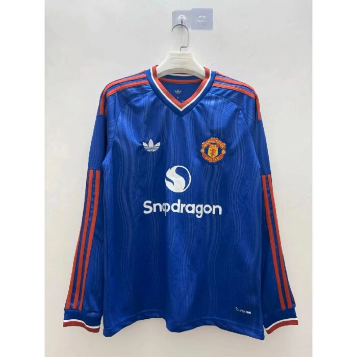Mens Manchester United 2026/27 Away Long Sleeve Jersey – view 4