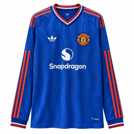 Mens Manchester United 2026/27 Away Long Sleeve Jersey