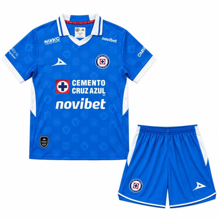 Kids Cruz Azul 2026/27 Home Kit – view 3