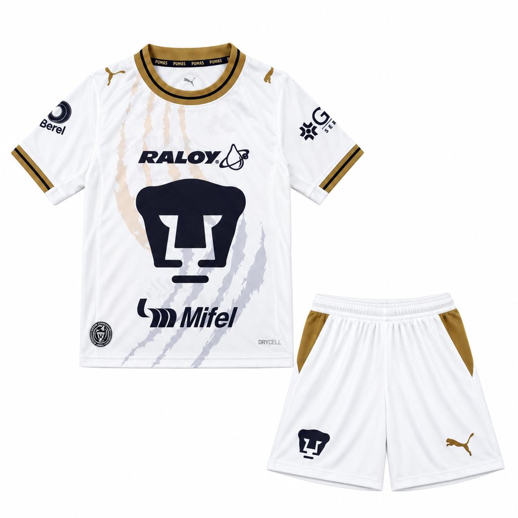 Kids Pumas UNAM 2026/27 Away Kit Kids Pumas UNAM 2026/27 Away Kit