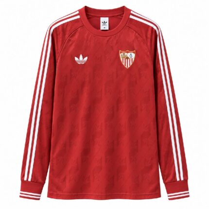 Mens Sevilla FC 2026/27 Originals Red Adult Long-Sleeve Jersey