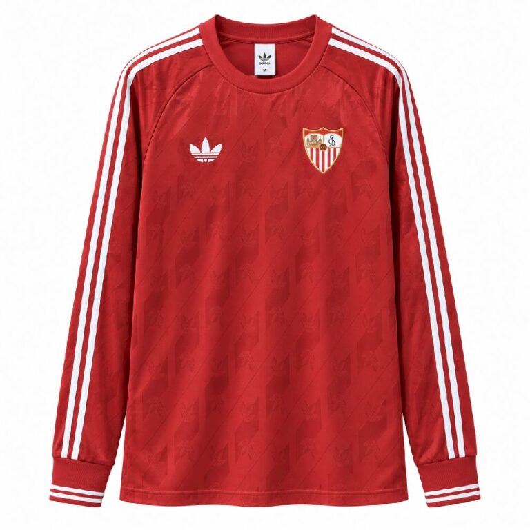 Mens Sevilla FC 2026/27 Originals Red Adult Long-Sleeve Jersey