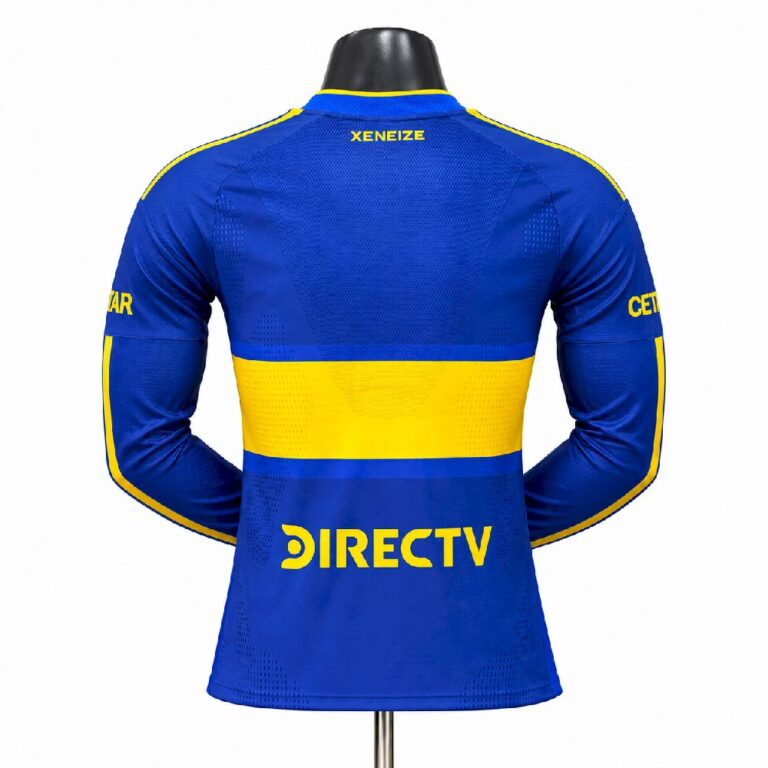 Mens Boca Juniors 2026/27 Home Long Sleeve Jersey Player Version – view 2