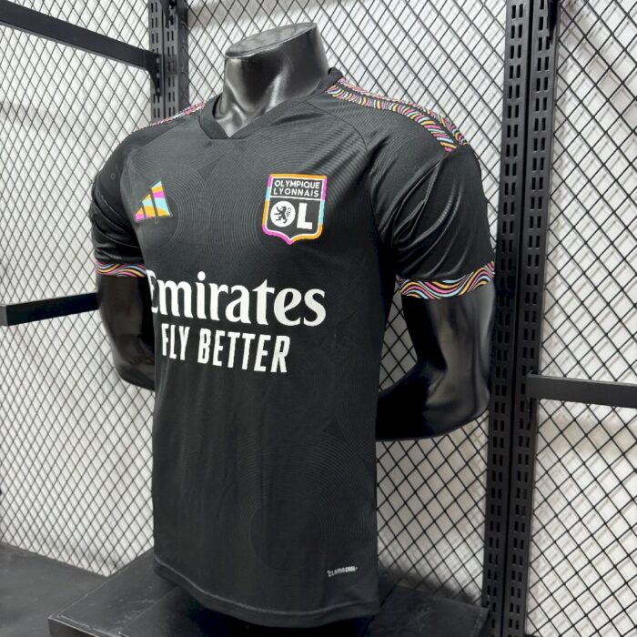 Mens Olympique Lyonnais 2026/27 Third Jersey Player Version – view 4