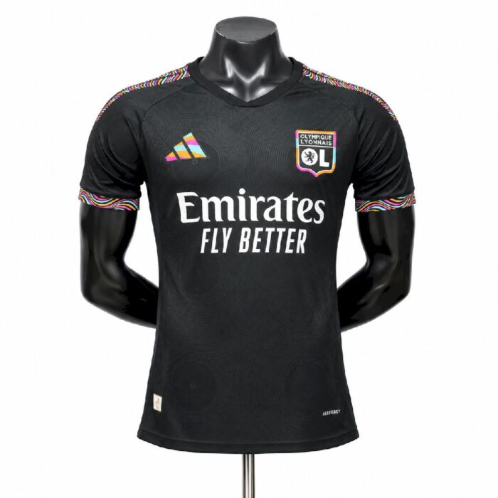 Mens Olympique Lyonnais 2026/27 Third Jersey Player Version – view 3