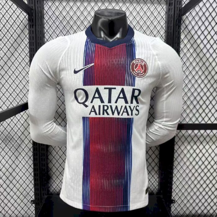 Mens Paris Saint-Germain 2026/27 Away Long Sleeve Jersey Player Version – view 4