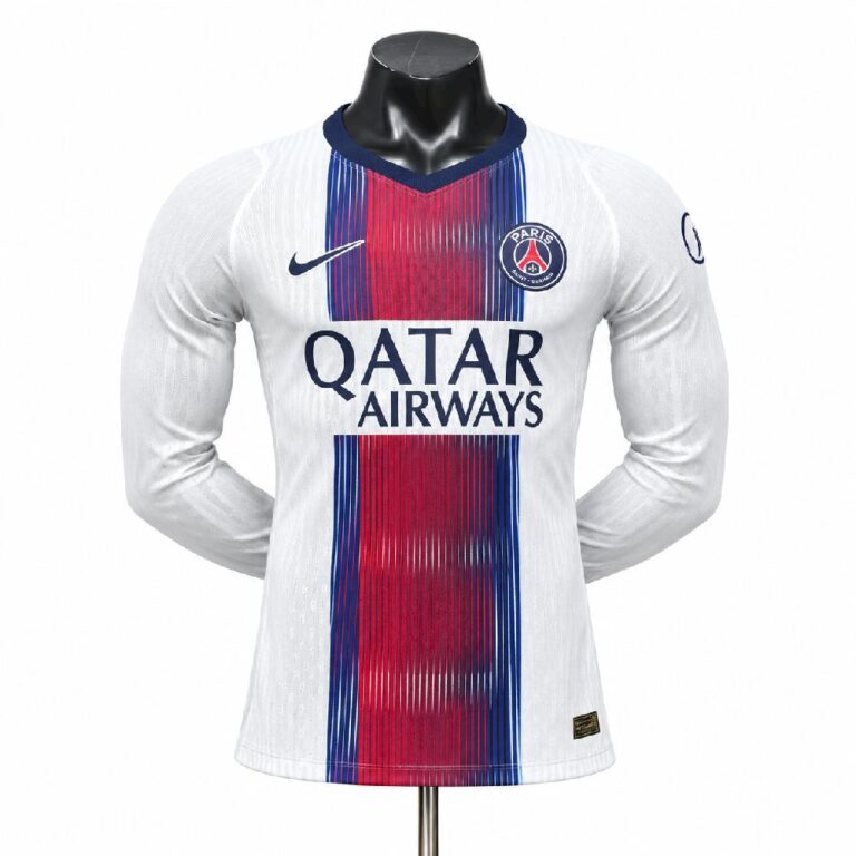 Mens Paris Saint-Germain 2026/27 Away Long Sleeve Jersey Player Version – view 2