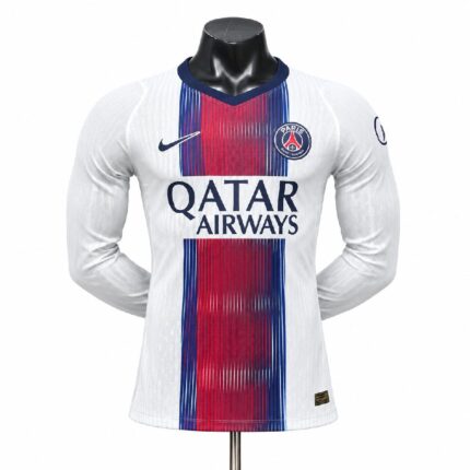 Mens Paris Saint-Germain 2026/27 Away Long Sleeve Jersey Player Version