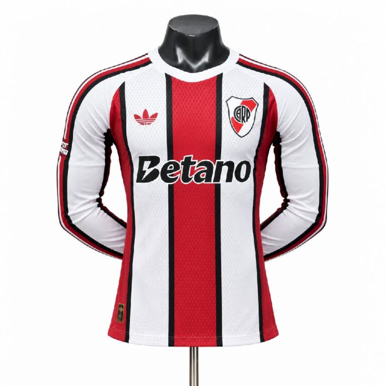Mens River Plate 2026/27 Away Long Sleeve Jersey Player