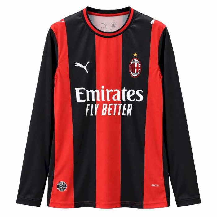 Mens AC Milan 2026/27 Home Long Sleeve Jersey – view 3