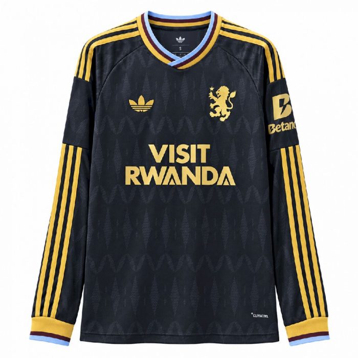 Mens Aston Villa 2026/27 Away Long Sleeve Jersey – view 3