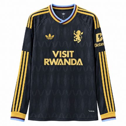 Mens Aston Villa 2026/27 Away Long Sleeve Jersey