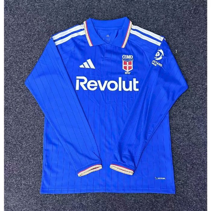Mens Como 1907 2026/27 Home Long Sleeve Jersey – view 6