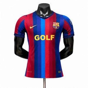 Mens Barcelona x Golf Wang 2026/27 Home Jersey Player Version