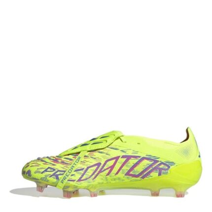 adidas Predator Firm Ground Football Boots – White/Silver – view 2
