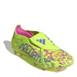 adidas Predator Firm Ground Football Boots – White/Silver – view 3
