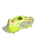adidas Predator Firm Ground Football Boots – White/Silver – view 4