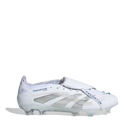 adidas Predator Firm Ground Football Boots – White/Silver