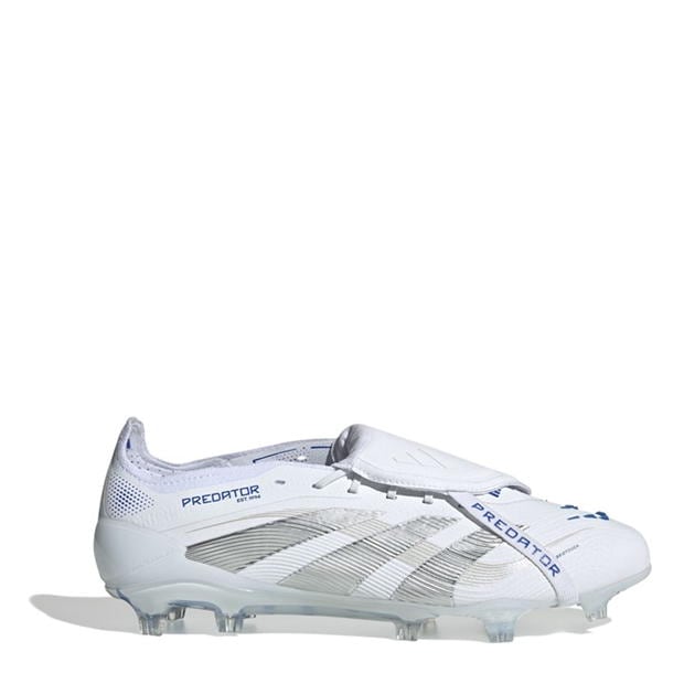 adidas Predator Firm Ground Football Boots – White/Silver adidas Predator Firm Ground Football Boots – White/Silver