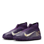 Nike Zoom Mercurial Superfly 10 Junior Turf Football Boots – Purple/Ivory - Image 4