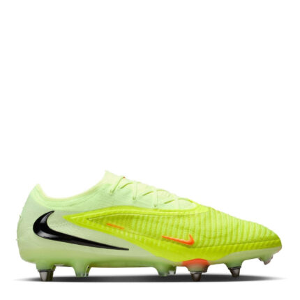 Nike Phantom 6 Low Soft Ground Football Boots – Crimson/Lime